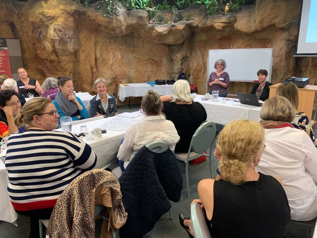 Heather Nancarrow at the forum in Rockhampton