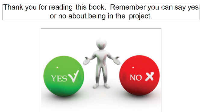 Thank you for reading this book. Remember you can say yes or no about being in the project.